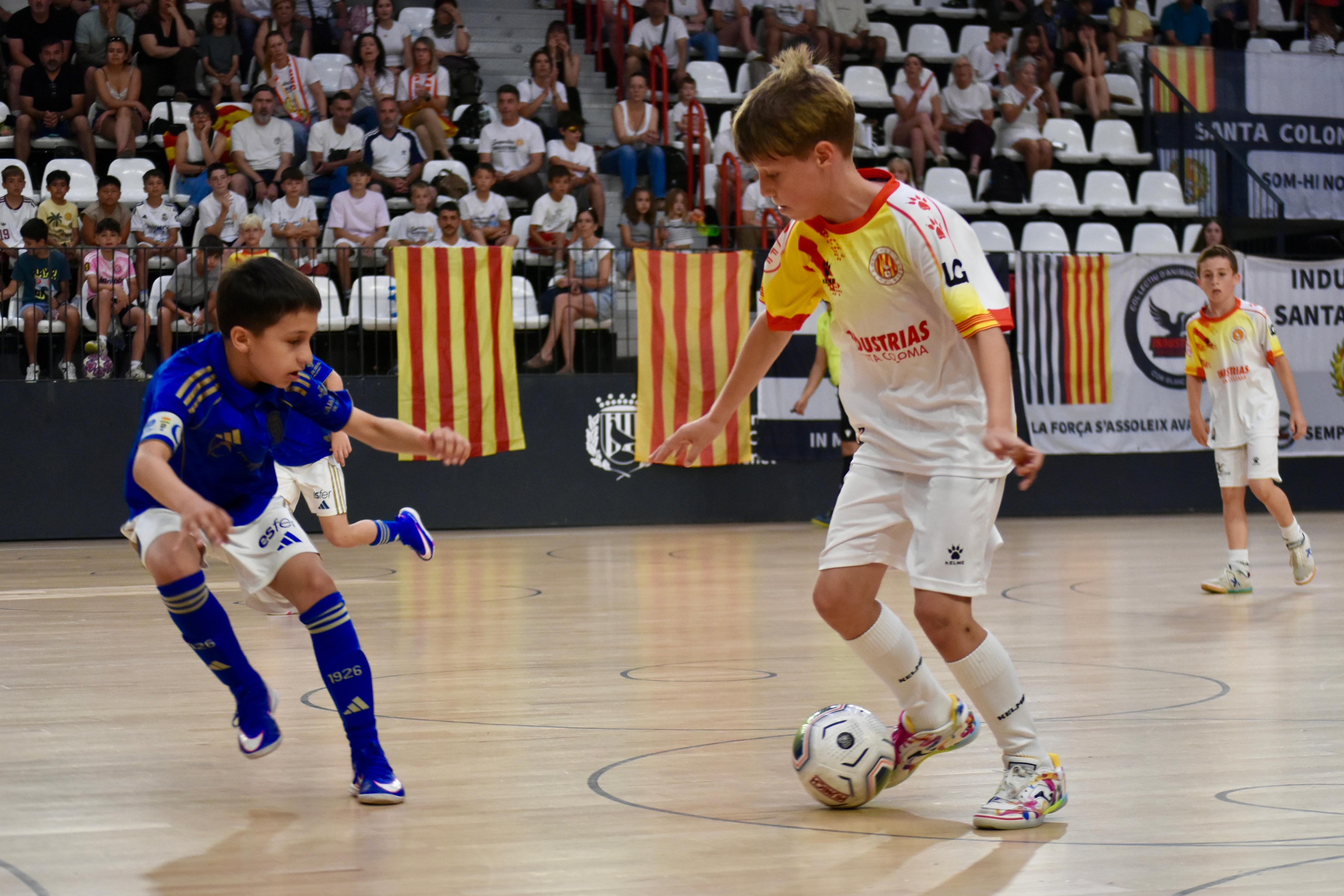 Industrias Santa Coloma cau amb honor davant el Real Oviedo (0-3) i s’acomiada del Campionat d’Espanya Sub-10